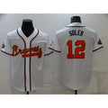 Atlanta Braves #12 Jorge Soler 2022 White Gold Fotopoulosg World Series Champions Program Cool Base Stitched Jersey