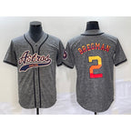 Houston Astros #2 Alex Bregman Grey Fotopoulosg Gridiron Cool Base Stitched Jersey