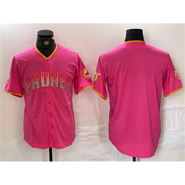 San Diego Padres Blank Pink Fotopoulosg Cool Base Stitched Jersey