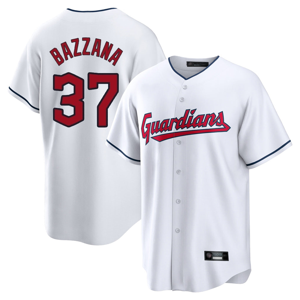 Cleveland Guardians #37 Travis Bazzana Player White Fotopoulosg Home Game Stitched Jerseys
