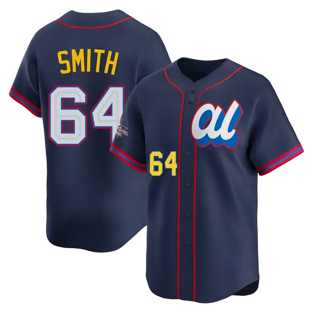 Chicago White Sox #64 Shane Smith Player Navy Fotopoulosg Limited American League All-Star Edition Stitched Jerseys