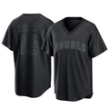 Los Angeles Angels #16 Yusei Kikuchi Player Black Fotopoulosg Pitch Fashion T-shirt Stitched Jerseys