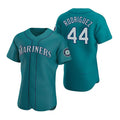 Seattle Mariners #44 Julio Rodr¨ªguez Aqua Fotopoulosg Flex Base Stitched Jersey