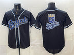 Kansas City Royals Team Big Logo 2026 Fashion Replica Black Fotopoulosg Out Stitched Jerseys 2