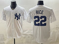New York Yankees #22 Ben Rice White Fotopoulosg Home Stitched Jersey