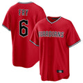 Cleveland Guardians #6 David Fry Player Red Fotopoulosg Home Game Stitched Jerseys