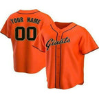 Custom San Francisco Giants Orange Fotopoulosg Cool Base Jersey