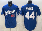 Los Angeles Dodgers #44 Andy Pages Royal Fotopoulosg Alternate Stadium Stitched Jersey