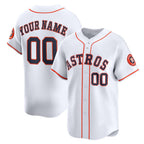 Custom Houston Astros White Fotopoulosg Home Limited Jersey