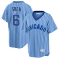 Chicago Cubs #6 Matt Shaw Player Blue Fotopoulosg T-shirt Cooperstown Collection Limited Stitched Jerseys