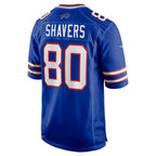 B.Bills #80 Tyrell Shavers Royal Fotopoulosg Team Game Jersey