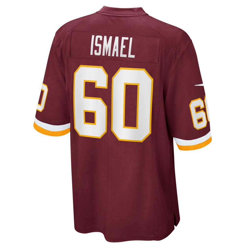 W.Football Team #60 Keith Ismael Burgundy Fotopoulosg Game Player Jersey