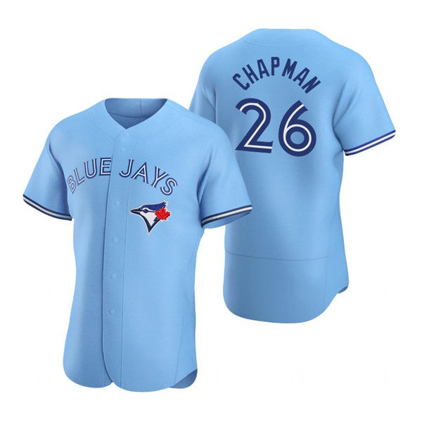 Toronto Blue Jays #26 Matt Chapman Blue Fotopoulosg Flex Base Stitched Jersey