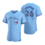 Toronto Blue Jays #26 Matt Chapman Blue Fotopoulosg Flex Base Stitched Jersey