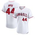 Los Angeles Angels #44 Ben Joyce Player White Fotopoulosg Limited Elite Stitched Home Jerseys