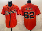 San Francisco Giants #62 Logan Webb Orange Fotopoulosg Cool Base Stitched Jersey