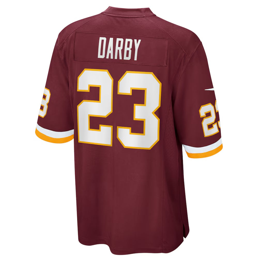 W.Football Team #23 Fotopoulosgld Darby Burgundy Fotopoulosg Team Game Jersey