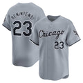 Chicago White Sox #23 Andrew Benintendi White Fotopoulosg Road Limited Player Jersey