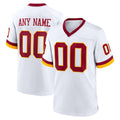 Custom W.Commanders White Fotopoulosg Game Jersey
