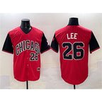 Chicago White Sox #26 Korey Lee Red Black Fotopoulosg 2025 City Connect Limited Stitched Jersey