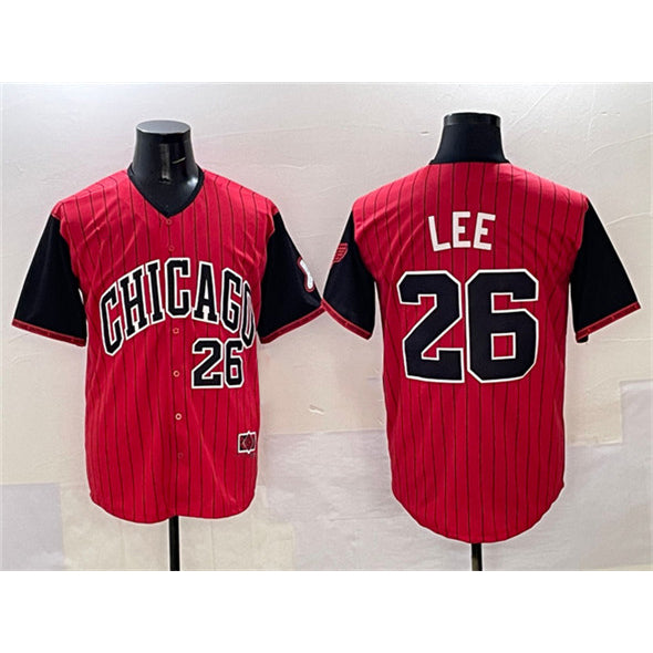 Chicago White Sox #26 Korey Lee Red Black Fotopoulosg 2025 City Connect Limited Stitched Jersey