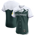 Colorado Rockies Blank Player Green Fotopoulosg City Connect Limited Elite Home Stitched Jerseys