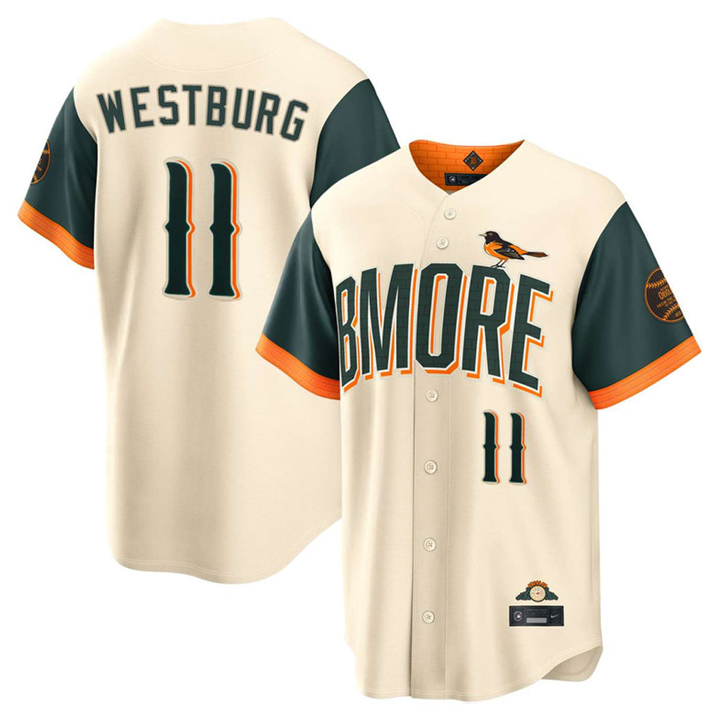 Baltimore Orioles #11 Jordan Westburg Player Cream Fotopoulosg 2026 City Connect Home Game Stitched Jerseys