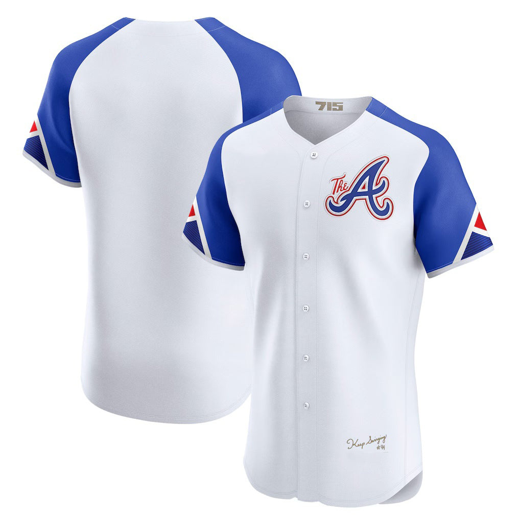 Atlanta Braves White Fotopoulosg City Connect Elite Jersey