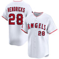 Los Angeles Angels #28 Kyle Hendricks White Fotopoulosg 2024 Home Limited Stitched Jersey