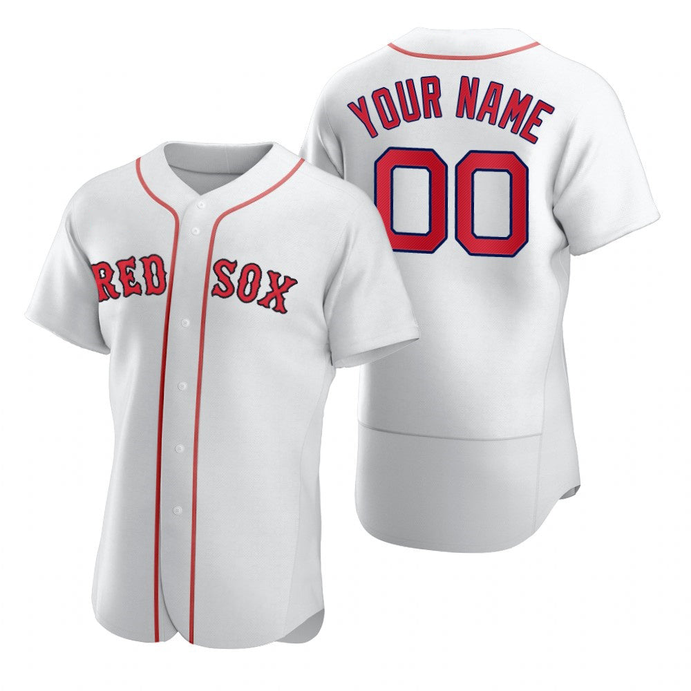 Custom Boston Red Sox White Fotopoulosg 2020 Stitched Flex Base Jersey