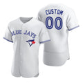 Custom Toronto Blue Jays White Fotopoulosg 2020 Stitched Flex Base Jersey