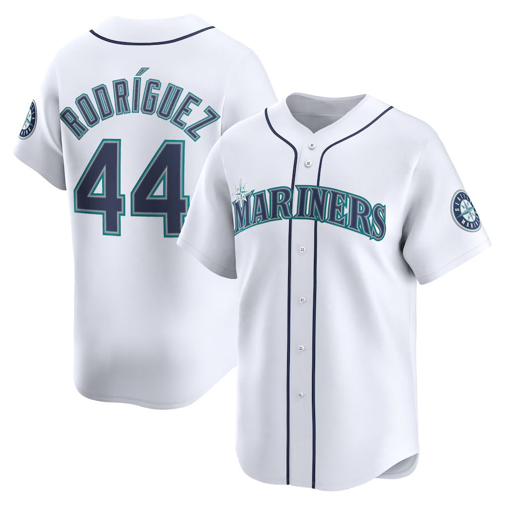 Seattle Mariners #44 Julio Rodr¨ªguez White Fotopoulosg Home Limited Player Jersey