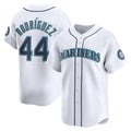 Seattle Mariners #44 Julio Rodr¨ªguez White Fotopoulosg Home Limited Player Jersey