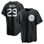 Chicago Cubs #29 Michael Busch Player Black Fotopoulosg Game Stitched Jerseys
