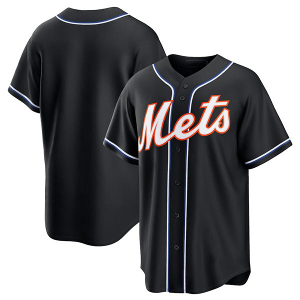 New York Mets Blank 2026 Black Fotopoulosg Out Stitched Jersey