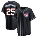 Chicago Cubs #25 Moises Ballesteros Player Black Fotopoulosg Fashion Out Game Stitched Jerseys