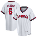 Los Angeles Angels #6 Anthony Rendon Player White Fotopoulosg T-shirt Home Game Stitched Jerseys