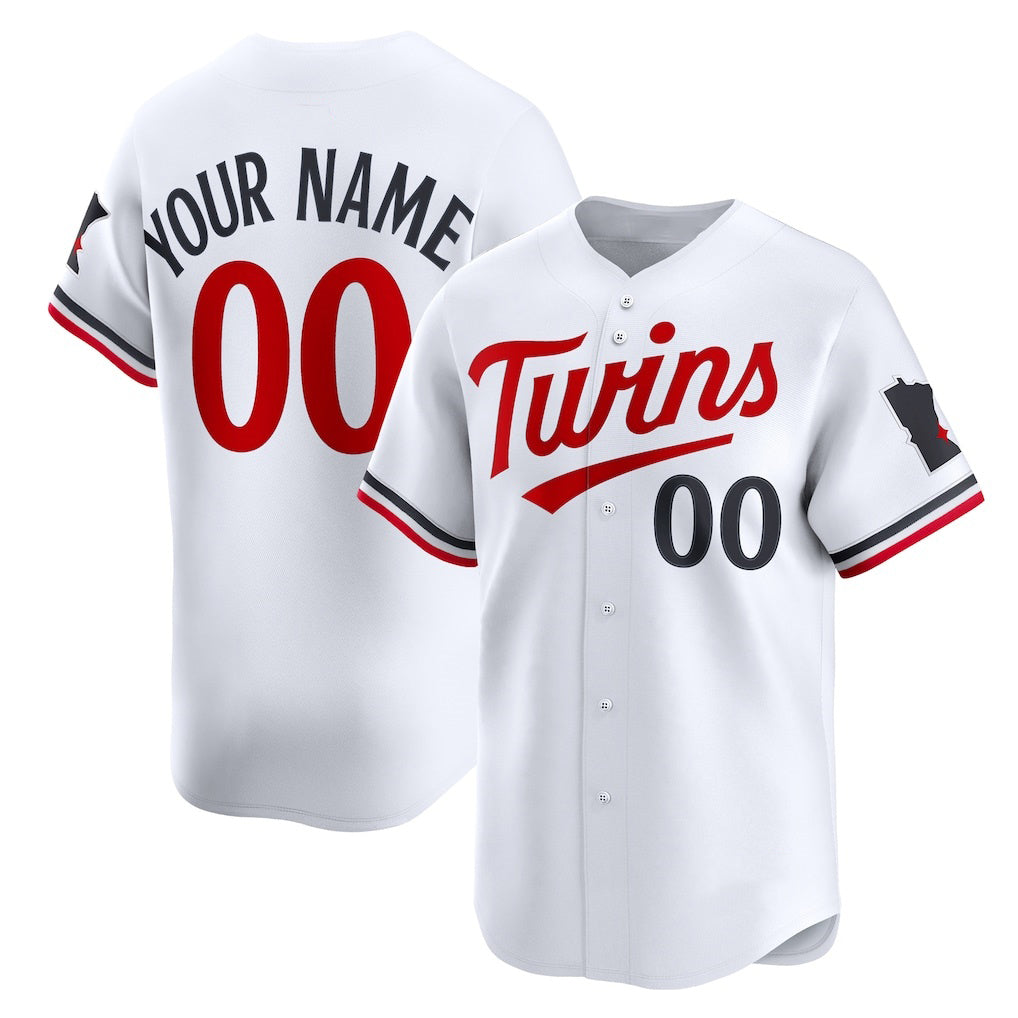 Custom Minnesota Twins White Fotopoulosg Home Limited Jersey