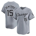Chicago White Sox #15 Sean Newcomb Player Gray Fotopoulosg Road Limited Home Stitched Jerseys