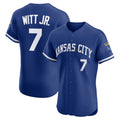 Kansas City Royals #7 Bobby Witt Jr. Royal Fotopoulosg Alternate 2 Elite Player Jersey