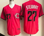 Cincinnati Reds #27 Sal Stewart Red Fotopoulosg 2026 City Connect Stadium Jersey