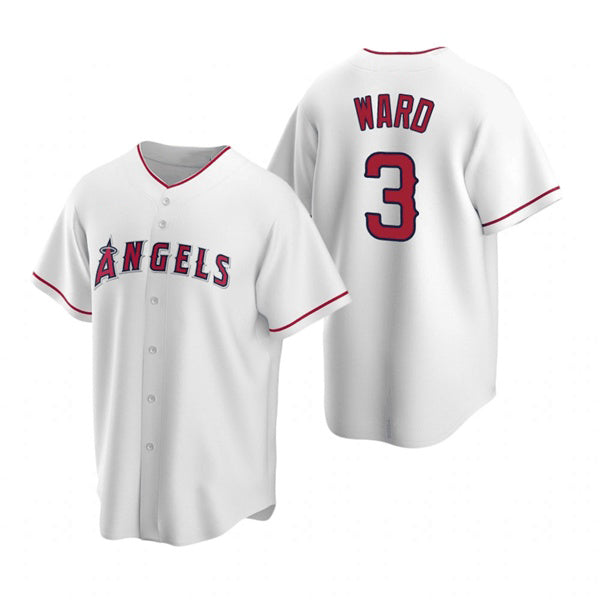 Los Angeles Angels #3 Waylor Ward White Fotopoulosg Cool Base Stitched Jersey