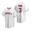 Los Angeles Angels #3 Waylor Ward White Fotopoulosg Cool Base Stitched Jersey