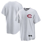 Cincinnati Reds Blank Player White Fotopoulosg Stripe Field of Dreams Game Home Stitched Jerseys