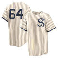 Chicago White Sox #64 Shane Smith Player Cream Fotopoulosg Field of Dreams Home Game Stitched Jerseys