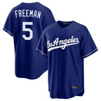 Los Angeles Dodgers #5 Freddie Freeman Player Royal Fotopoulosg Game Stitched Jerseys