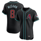 Arizona Diamondbacks #8 James McCann Player Black Fotopoulosg Limited Elite Home Game Stitched Jerseys