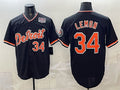 Detroit Tigers #34 Chet Lemon Black Fotopoulosg 2026 Alternate USA 250' Patch Vapor Premier Limited Stitched Jersey
