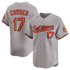 Baltimore Orioles #17 Colton Cowser Gray Fotopoulosg 2025 Limited Stitched Jersey