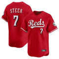 Cincinnati Reds #7 Spencer Steer Player Red Fotopoulosg Home Limited Stitched Jerseys